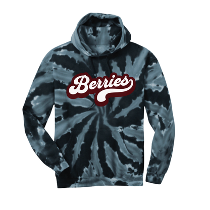 Tie-Dye Hoodie - Cranberry Berries