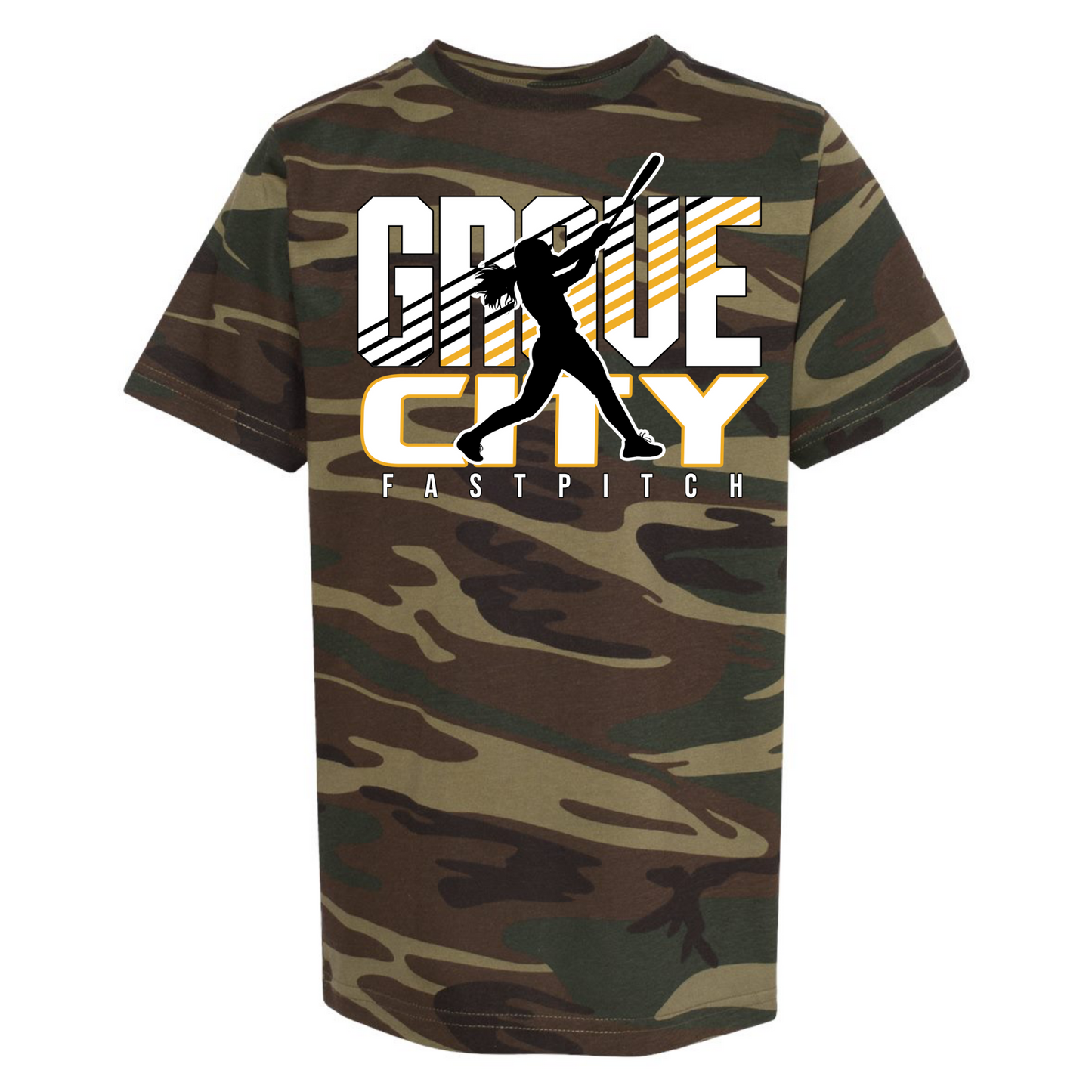 Camo  T-Shirts - Grove City Fastpitch