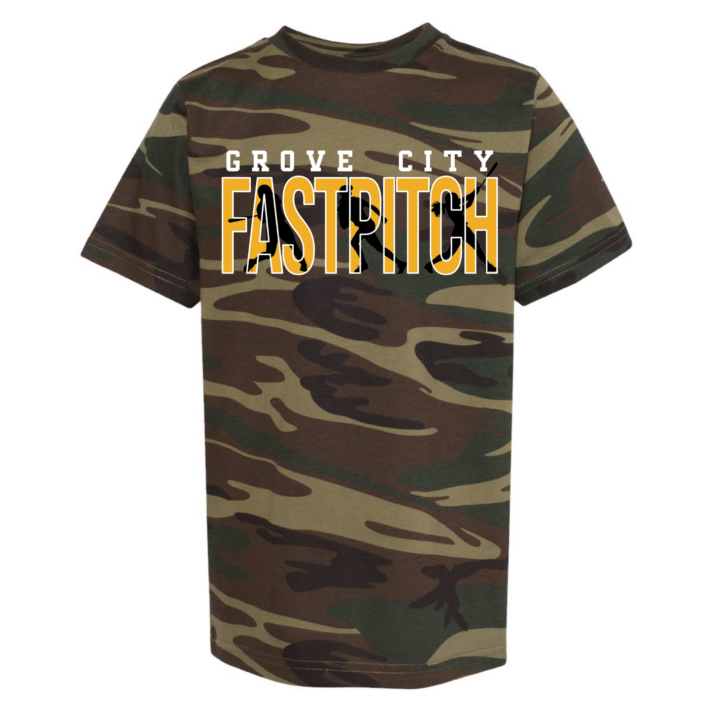 Camo  T-Shirts - Grove City Fastpitch