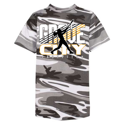 Camo  T-Shirts - Grove City Fastpitch