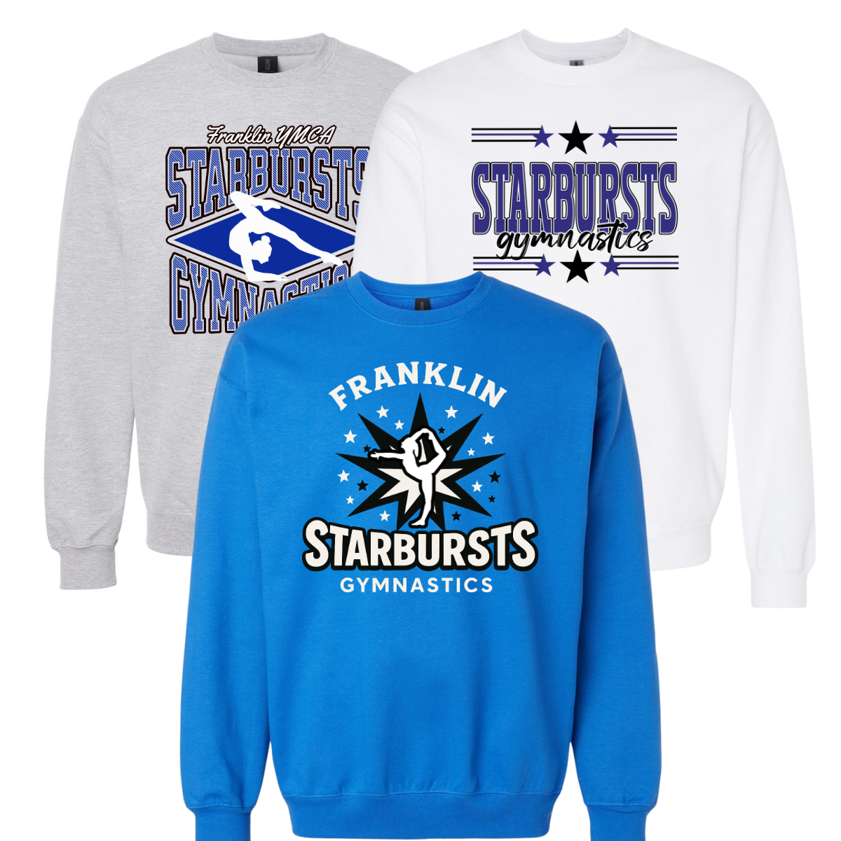 Crewneck Sweatshirt - Franklin Starbursts