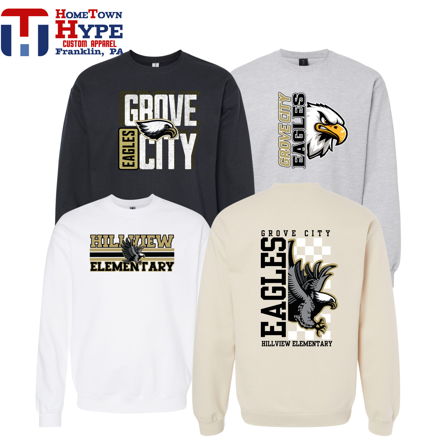 Crewneck Sweatshirt - Hillview Elementary 25-26