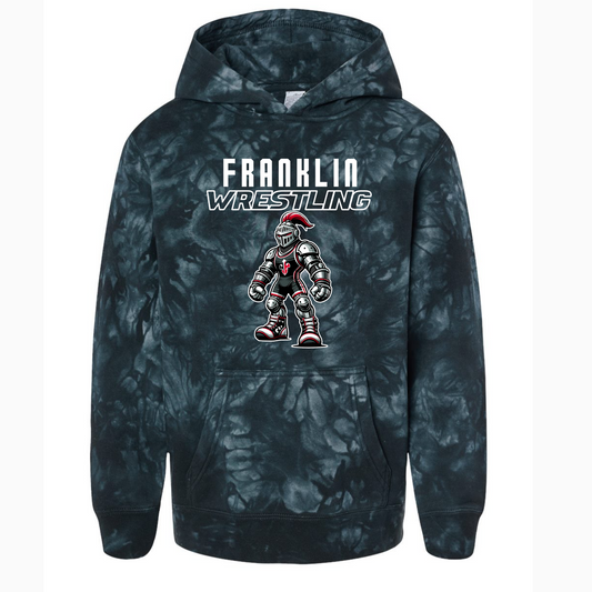 Franklin Wrestling Crystal Dyed Hoodie - Franklin Wrestling 2023