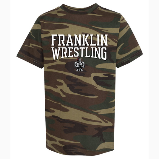 Camo T-Shirt - Franklin Wrestling 2023