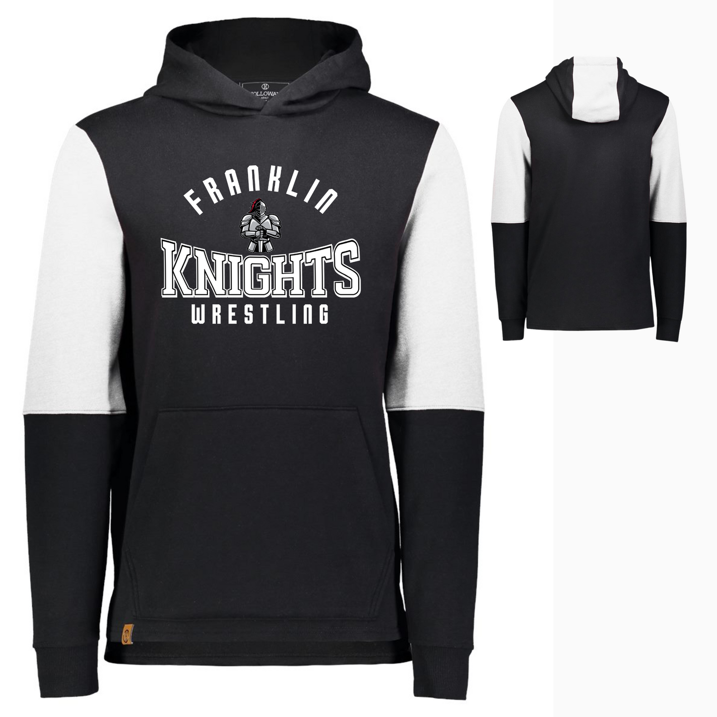 Premium Color Block Hoodie - Franklin Wrestling 2023