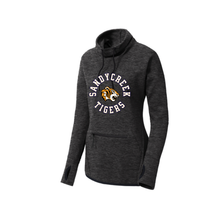 Women's Triumph Cowl Neck Pullover - Sandycreek Elementary