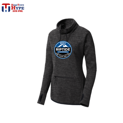 Women's Triumph Cowl Neck Pullover - RESY Swimming