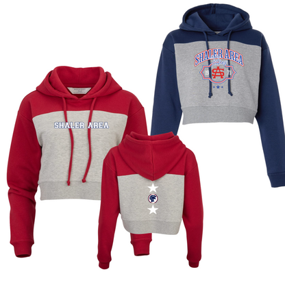 SAES - Women's Fleece Cropped Hoodie