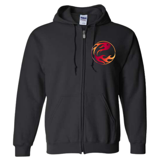 Firefish - Zip Hoodie : Firefish Logo