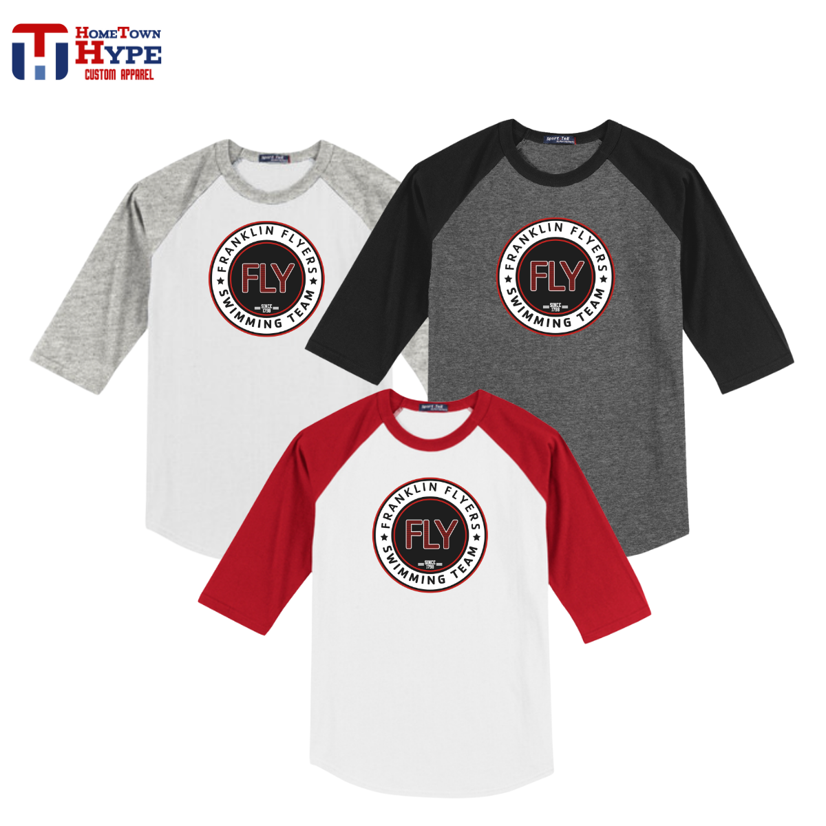 Colorblock Raglan Jersey - FLY Swimming