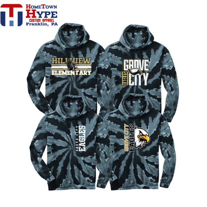 Tie-Dye Hoodie - Hillview Elementary 2025-2026