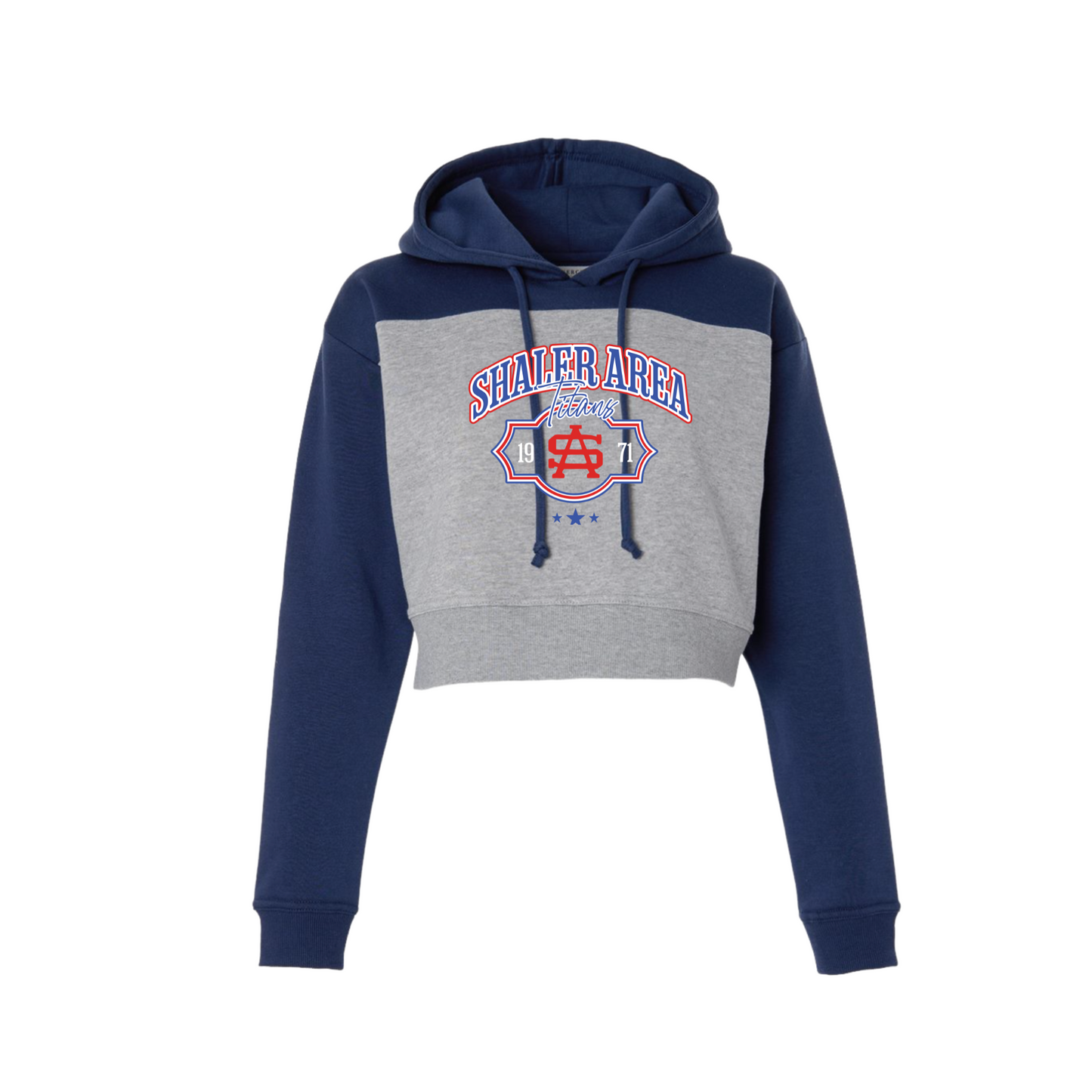 SAES - Women's Fleece Cropped Hoodie