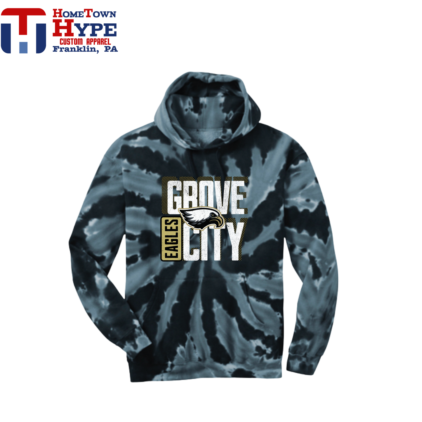Tie-Dye Hoodie - Hillview Elementary 2025-2026
