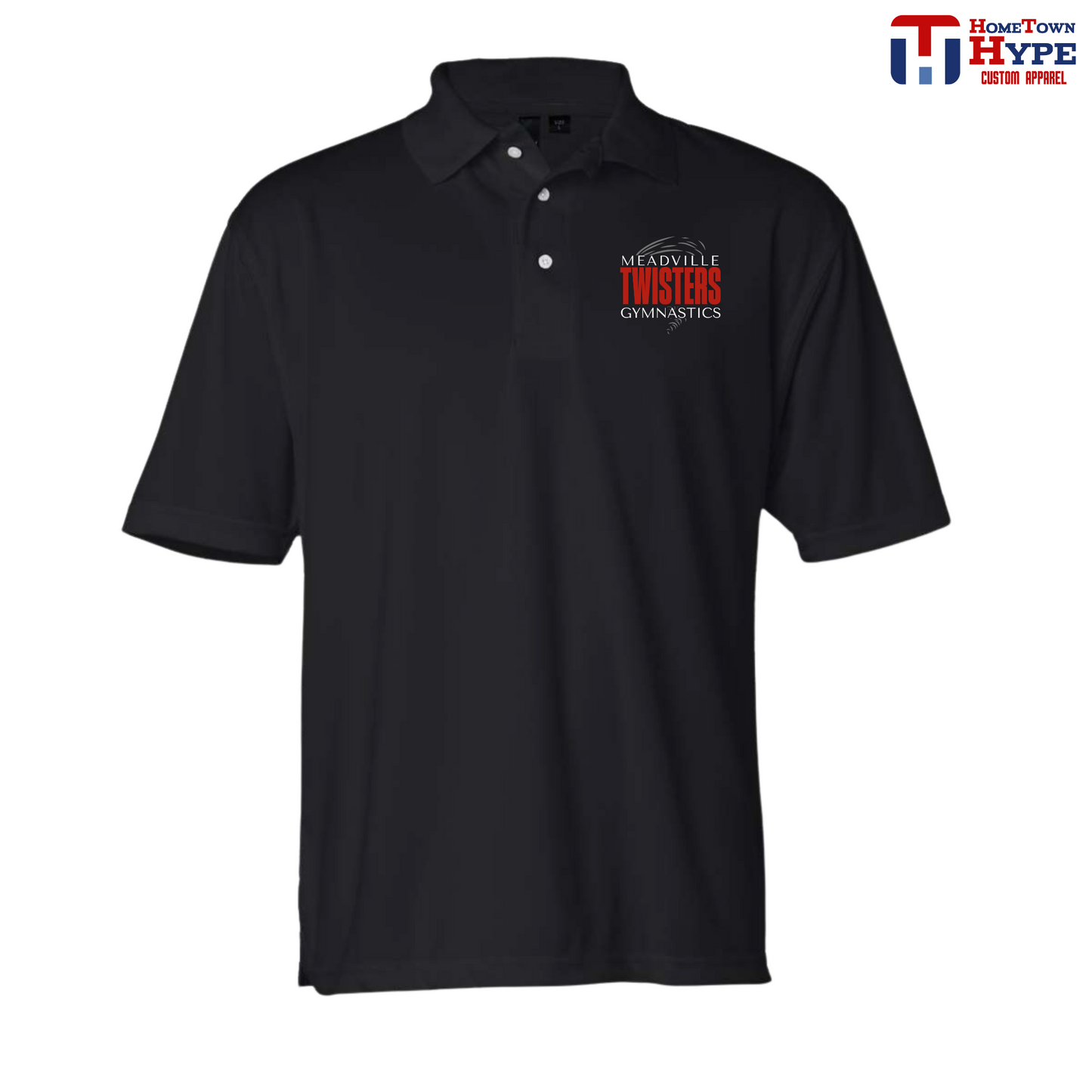 Embroidered Polymesh Polo - Twisters '25