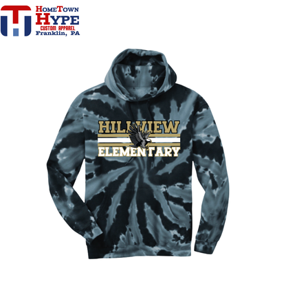 Tie-Dye Hoodie - Hillview Elementary 2025-2026