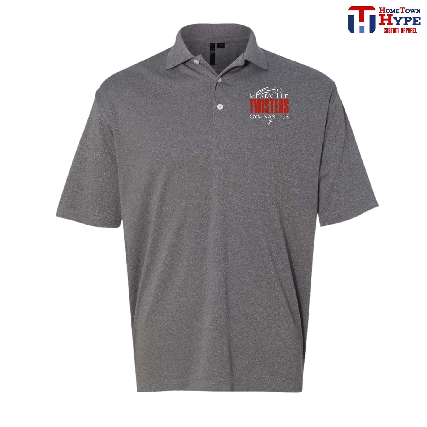 Embroidered Polymesh Polo - Twisters '25