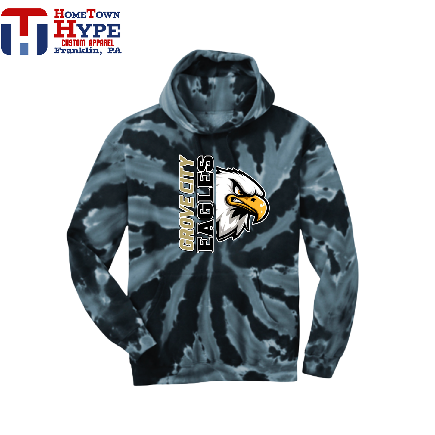 Tie-Dye Hoodie - Hillview Elementary 2025-2026