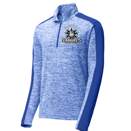 Youth Electric Heather Colorblock 1/4-Zip Pullover - Franklin Starbursts