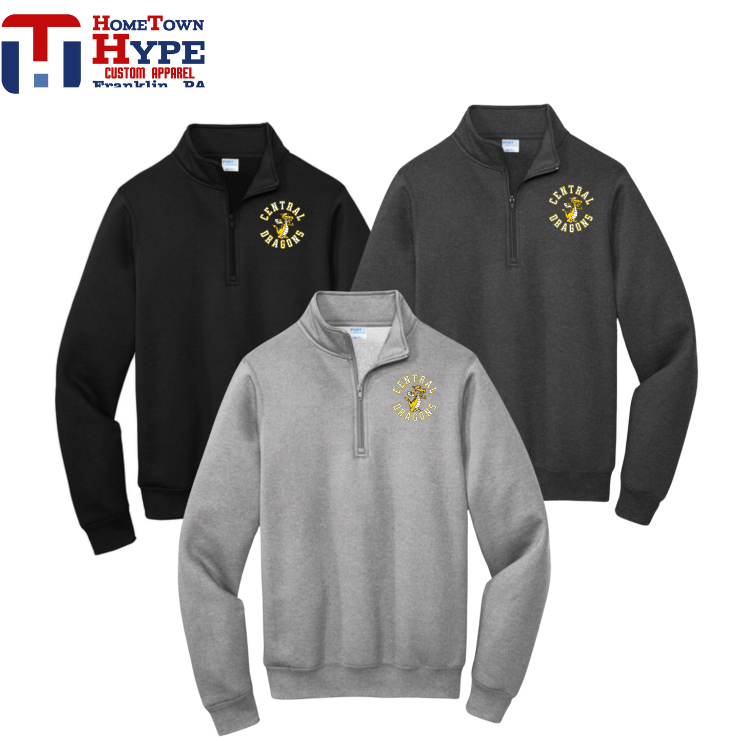 ¼ Zip - Central Elementary