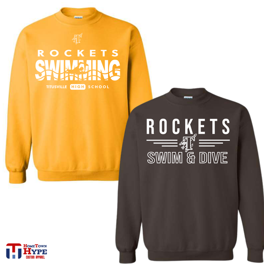 Crewneck Sweatshirt - Titusville Swim & Dive 25-26