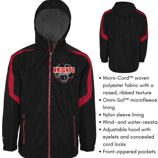 Charger Hooded Jacket - Knights Soccer 24