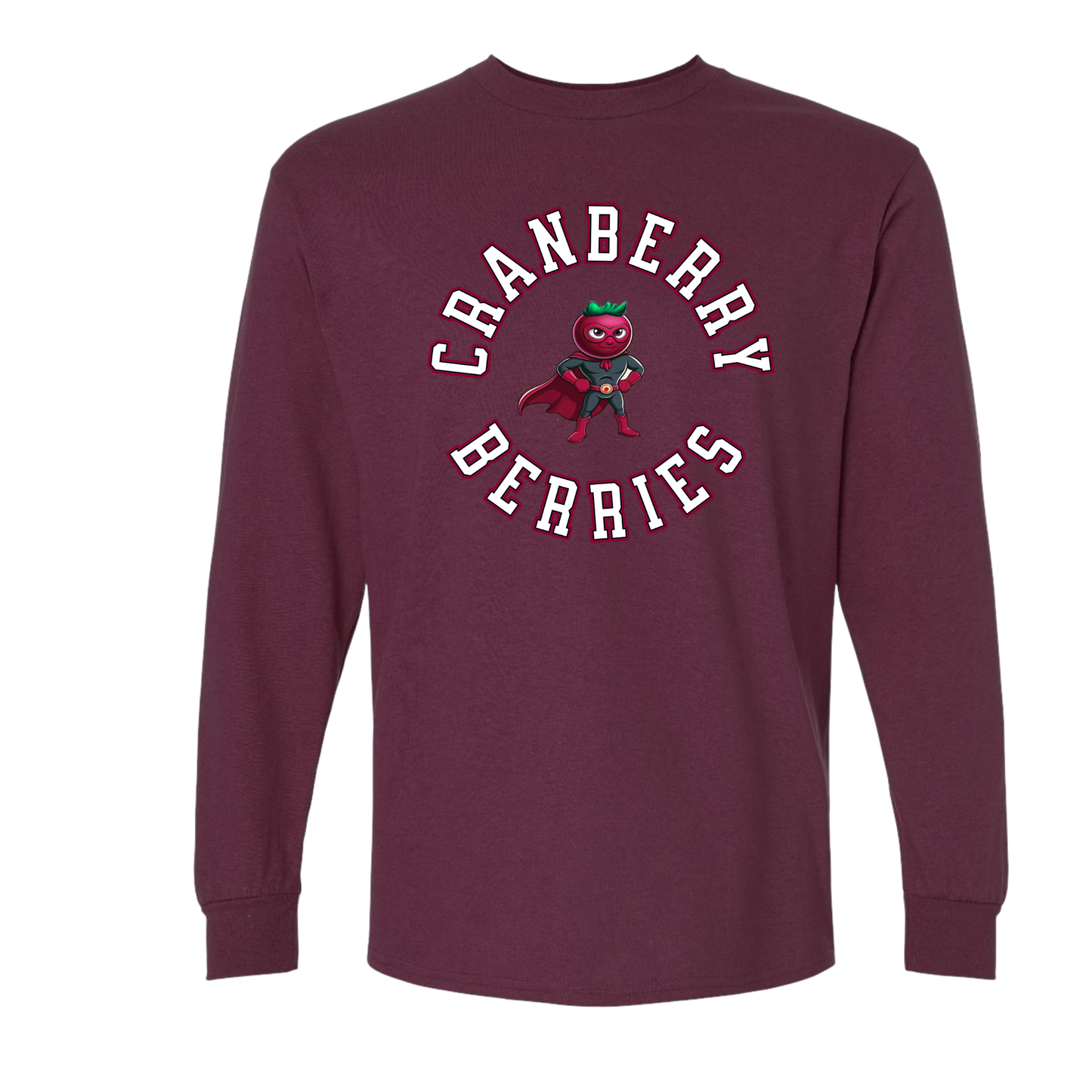 Long-Sleeve Shirt - Cranberry Berries