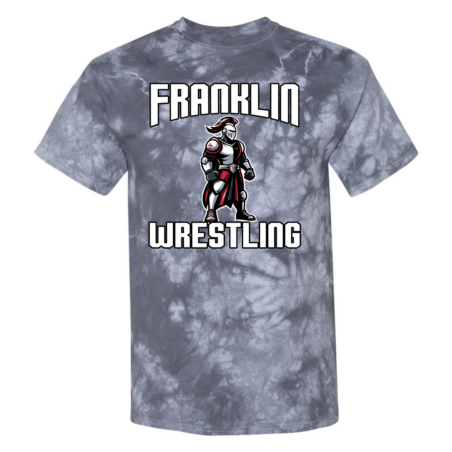 Franklin Wrestling Tie Dye Tee - Franklin Cheer