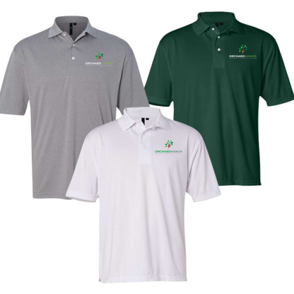 Poly-Mesh Embroidered Polo - Orchard Manor