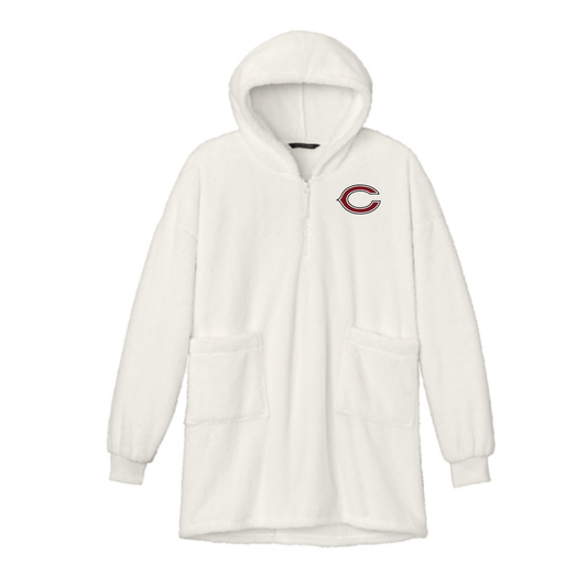 Blanket Poncho - Cranberry Berries