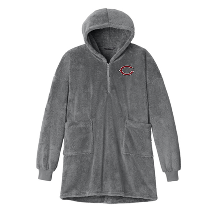 Blanket Poncho - Cranberry Berries