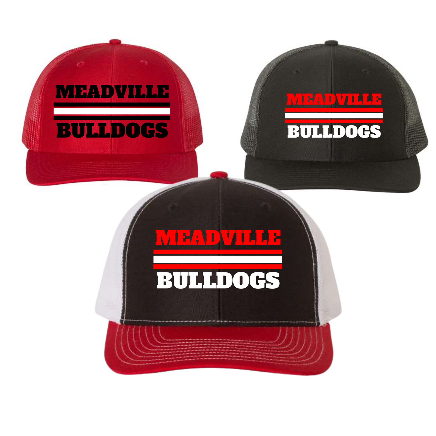 Embroidered Snap Back Hats - Meadville Elementary