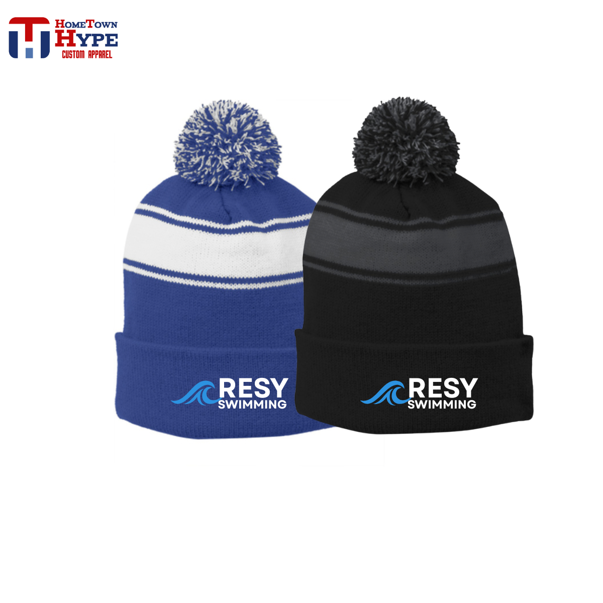 Pom Pom Beanie - RESY Swimming