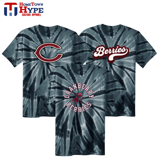 Tie-Dye T-Shirt - Cranberry Berries
