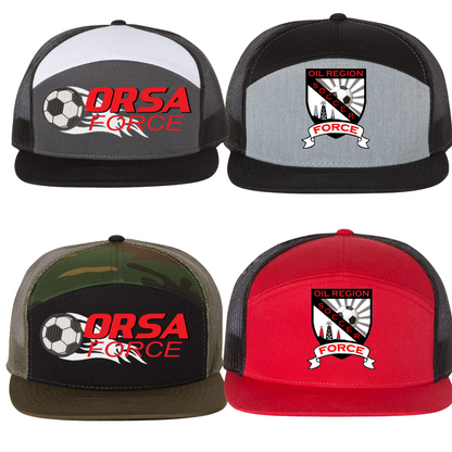 Embroidered 7 Panel Snapback Hats - ORSA 2024