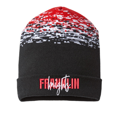 Embroidered Cuffed Beanie - Franklin Knights