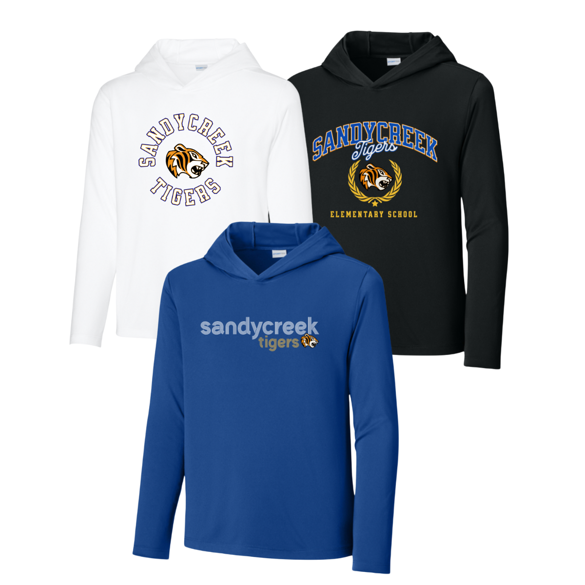 Long Sleeve Hoodie - Sandycreek Elementary