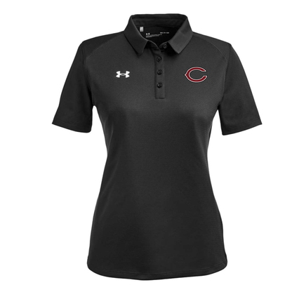 Under Armor Embroidered Tech Polo - Cranberry Berries