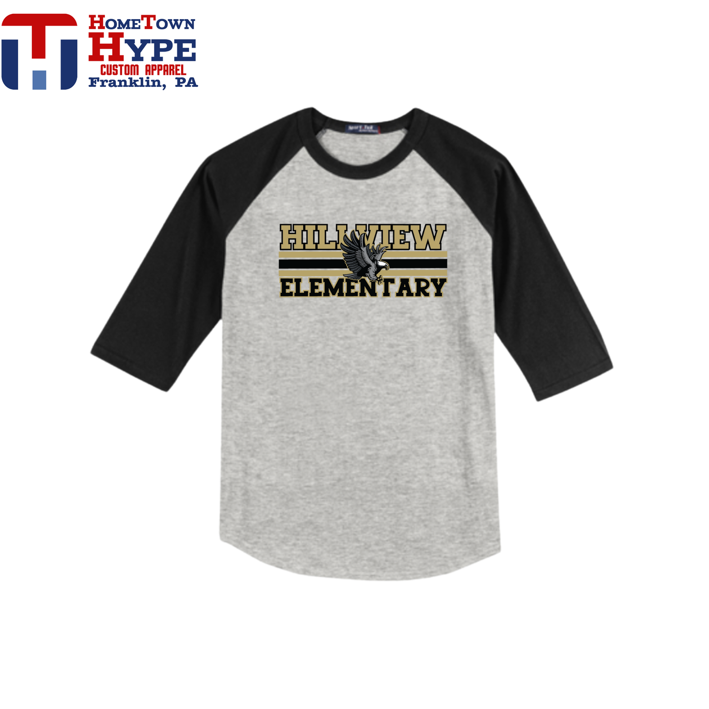 Colorblock Raglan Jersey - Hillview Elementary 2025-2026