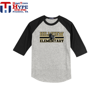 Colorblock Raglan Jersey - Hillview Elementary 2025-2026