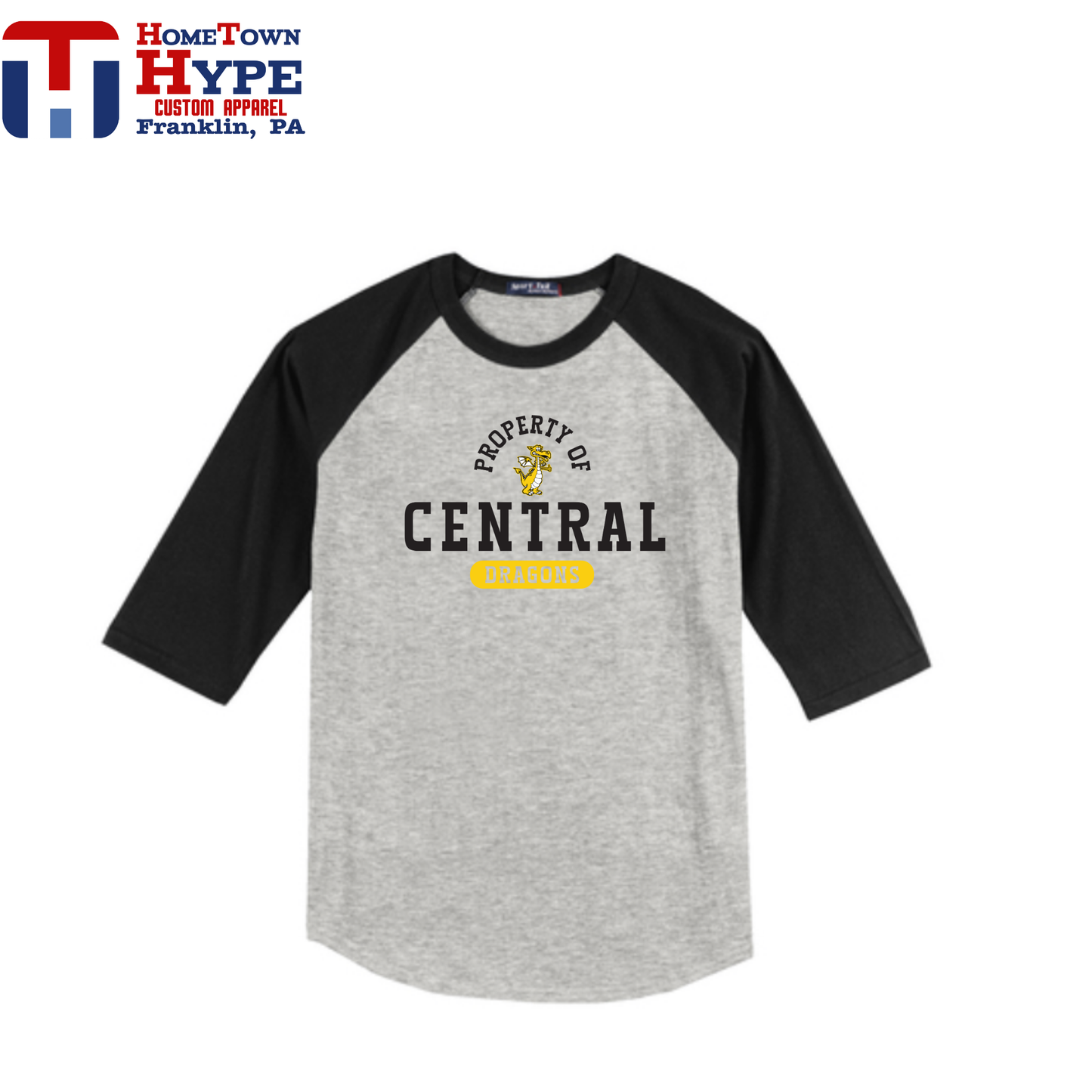 Colorblock Raglan Jersey - Central Elementary