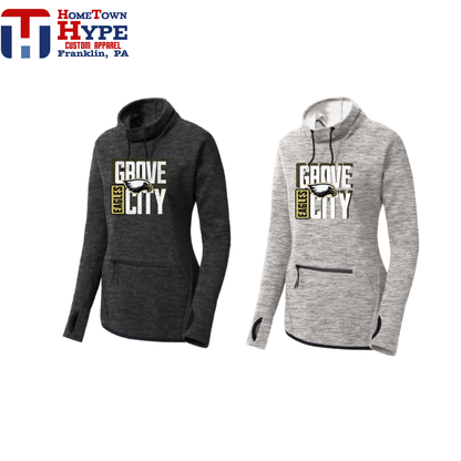 Women's Triumph Cowl Neck Pullover - Hillview Elementary 2025-2026