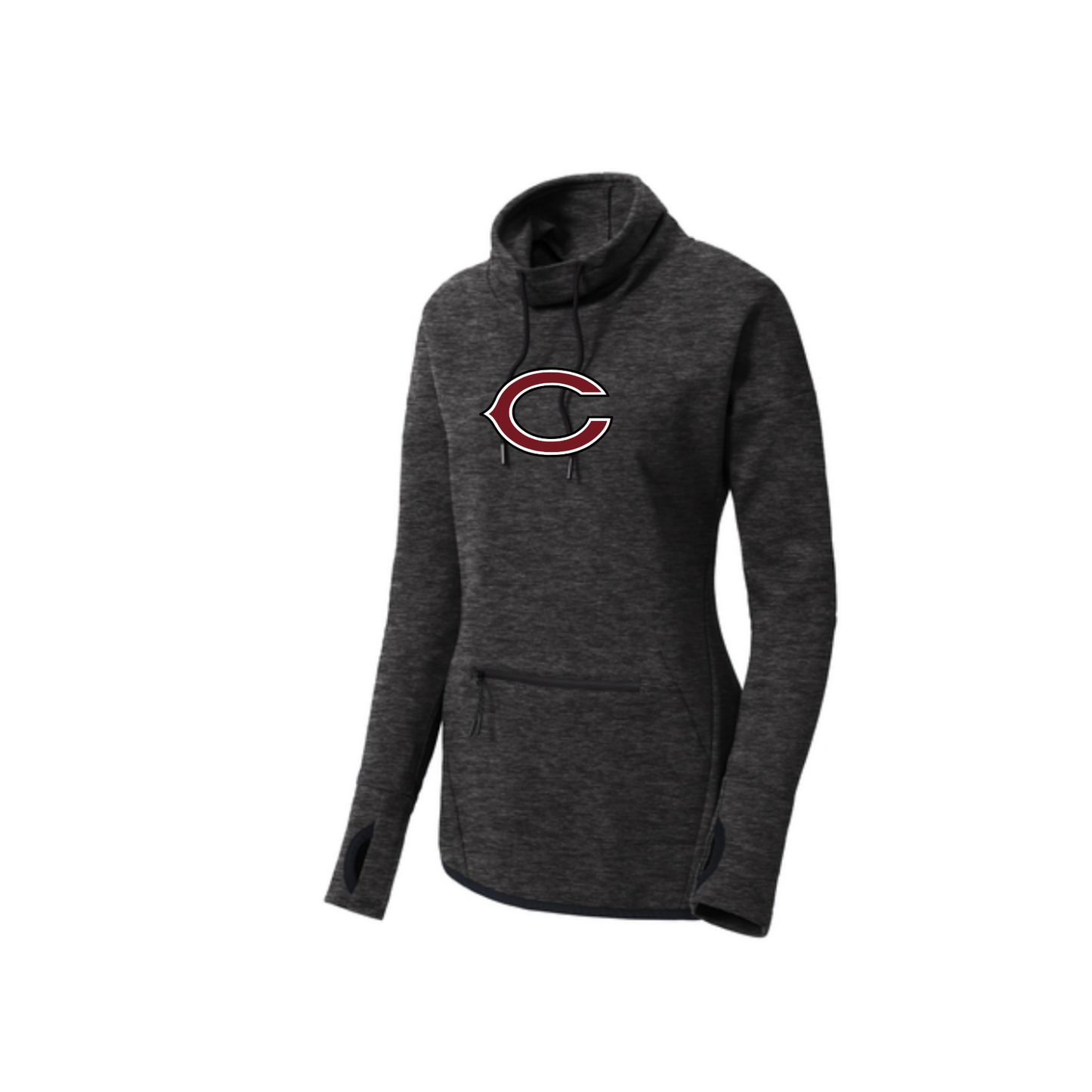 Women's Triumph Cowl Neck Pullover - Cranberry Berries