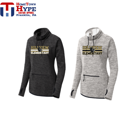 Women's Triumph Cowl Neck Pullover - Hillview Elementary 2025-2026