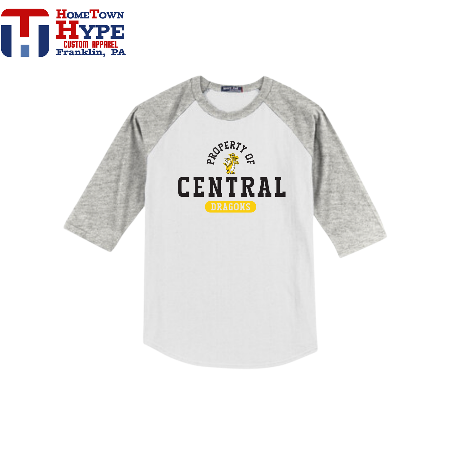 Colorblock Raglan Jersey - Central Elementary