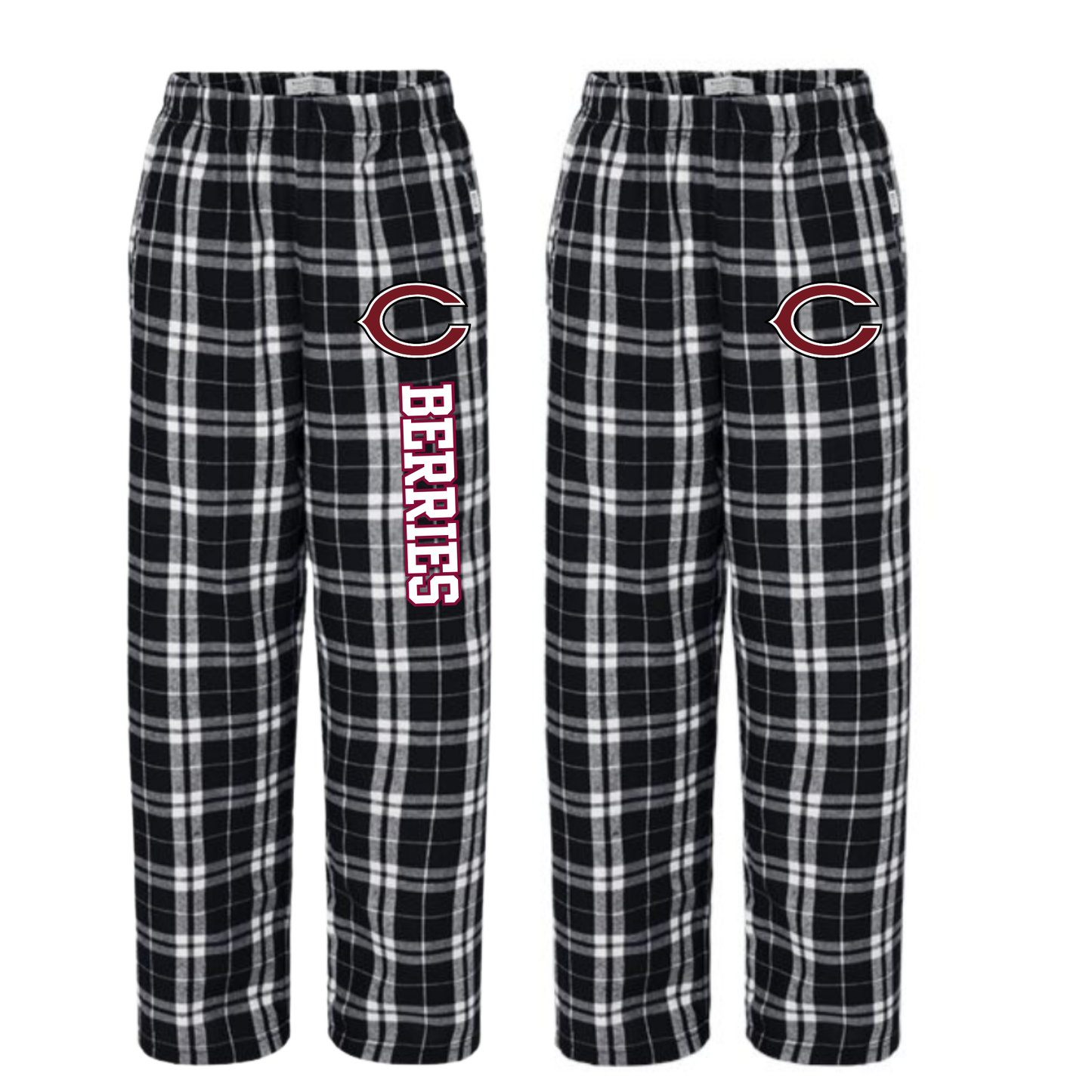 Flannel Pants - Cranberry Berries