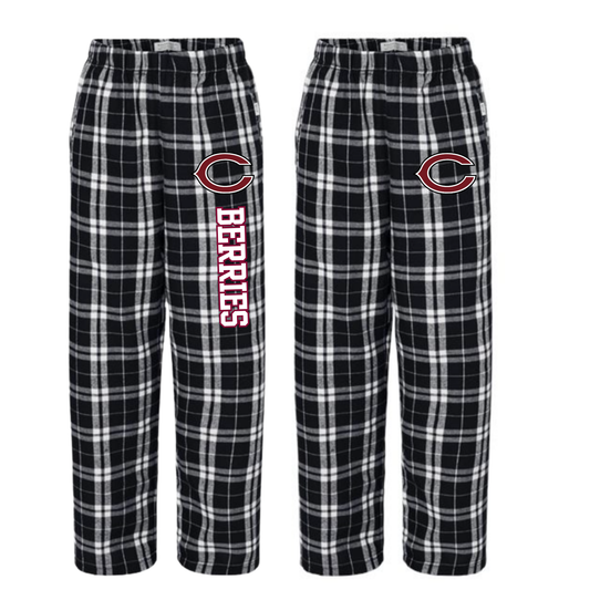 Flannel Pants - Cranberry Berries