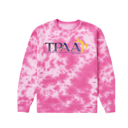 TPAA Tie-Dye Fleece Crewneck - TPAA Dance Studio