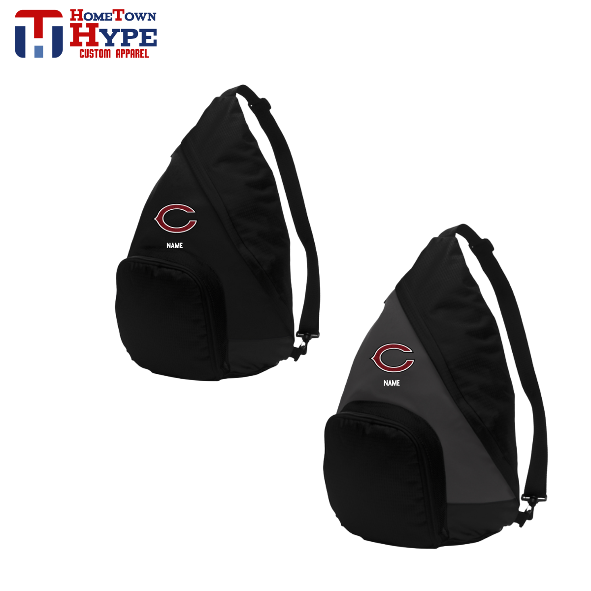 Embroidered Sling Bag - Cranberry Berries