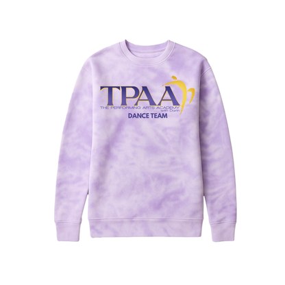TPAA Tie-Dye Fleece Crewneck - TPAA Dance Team