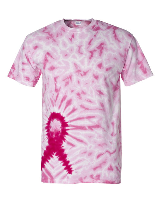 Awareness Ribbon Tie-Dye T-Shirt